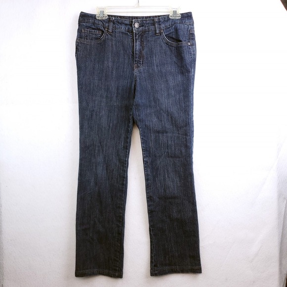 Code Bleu Denim - Code Bleu Jeans Straight Leg Dark Wash Stretch Denim Women's Size 10